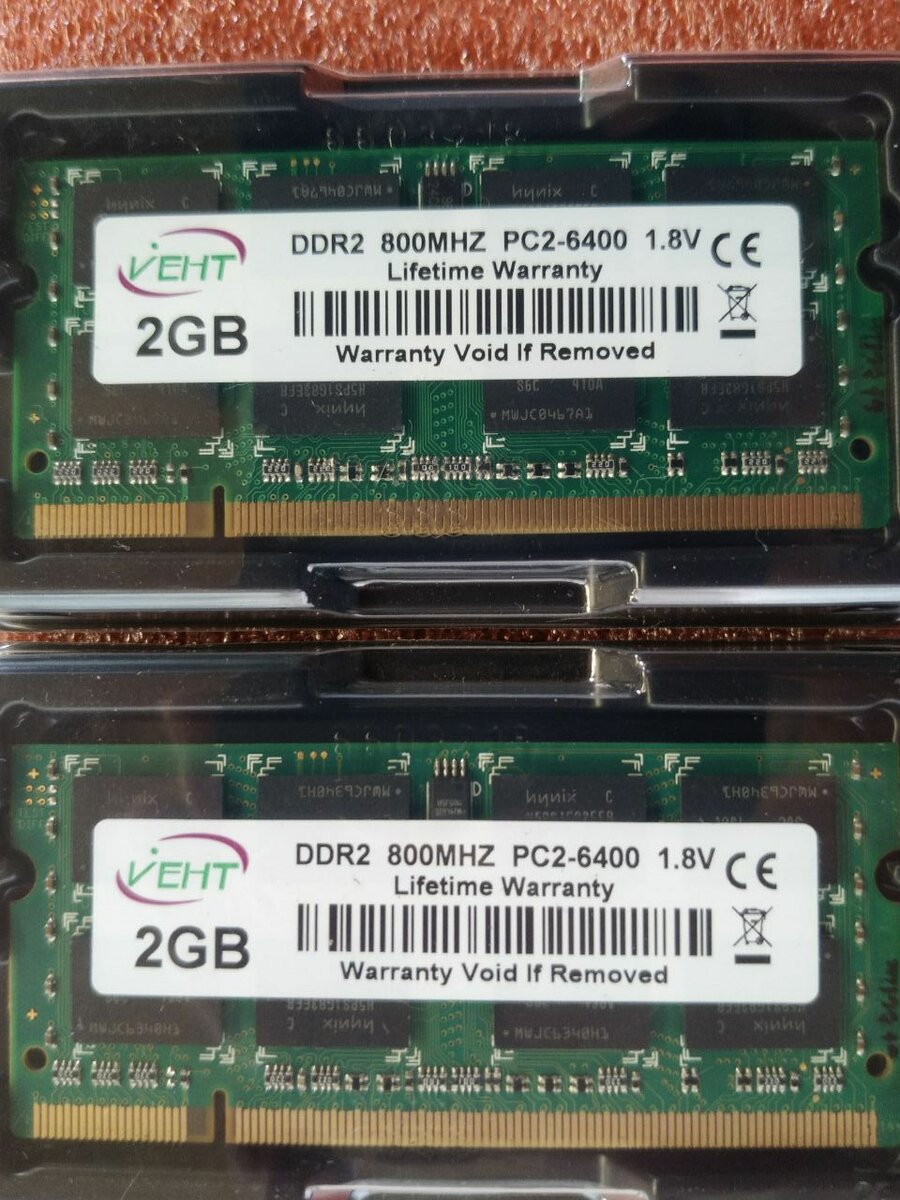DDR2 2GB 800Mnz для Ноутбука