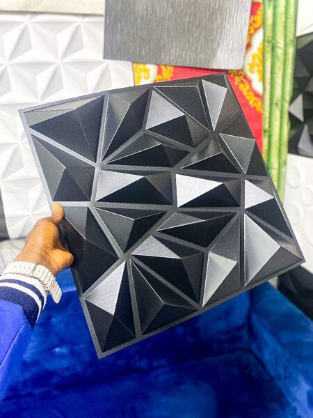 3D plastic wall panels