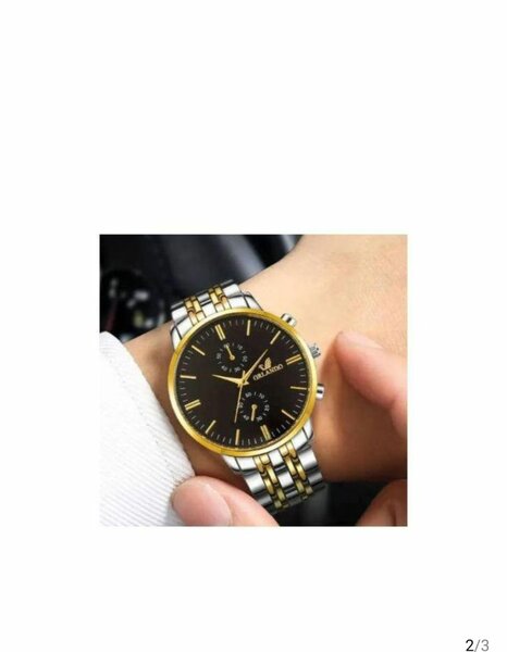 Montre Homme Élégante Bicolore