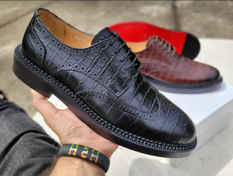 Chaussures en cuir pour hommes