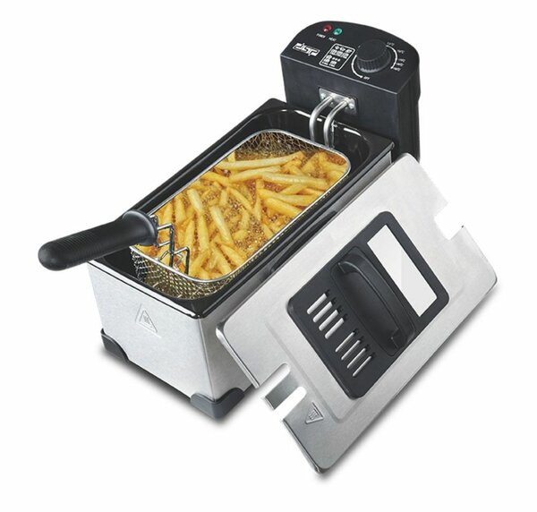 3L STAINLESS STEEL 130-190°C ADJUSTABLE HEAT DEEP FRYER KB20