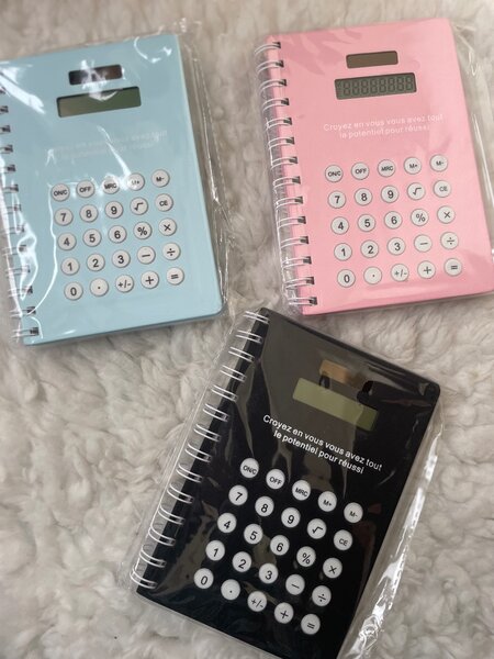 Carnet Calculatrice Multifonction