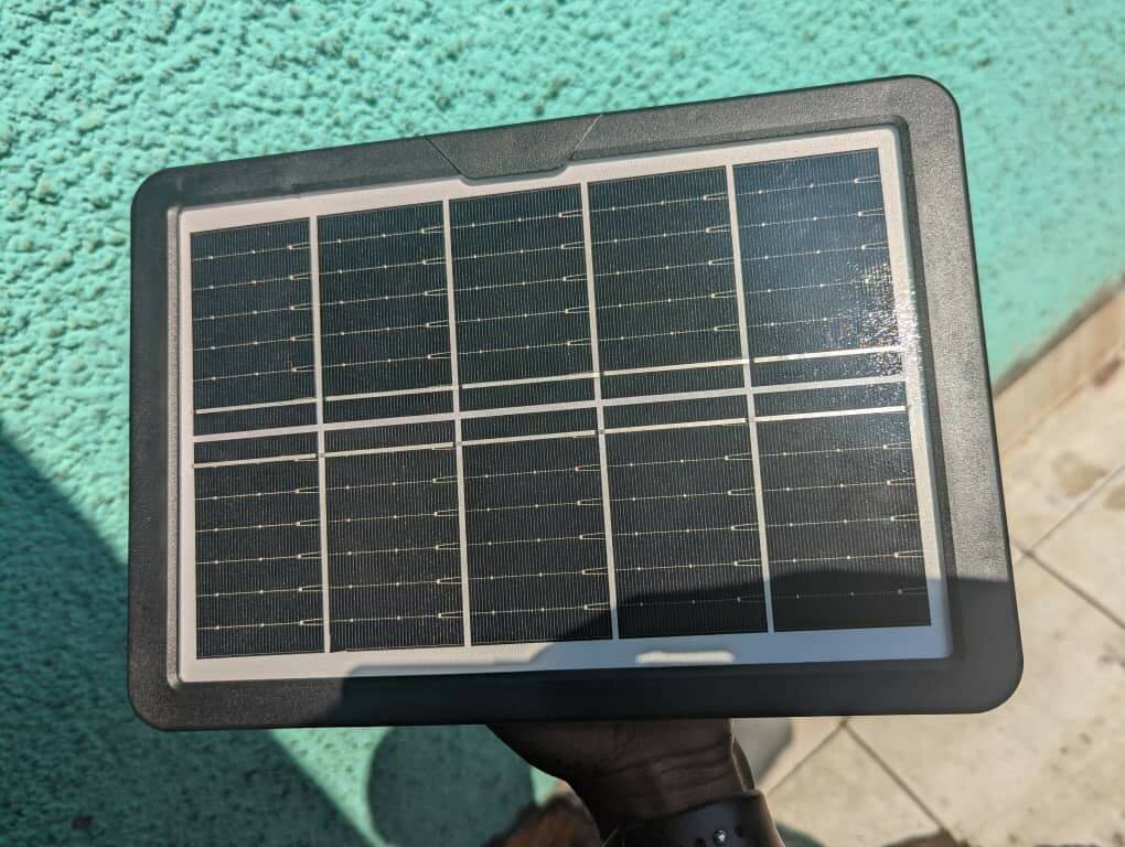 Phone charging solar panels