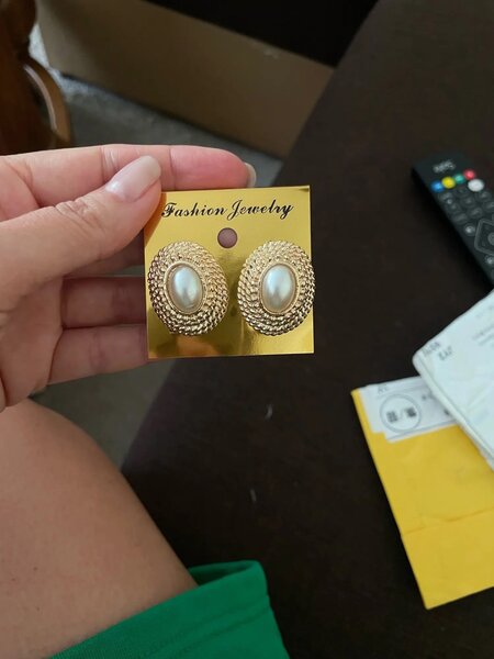 boucles d'oreilles en perles