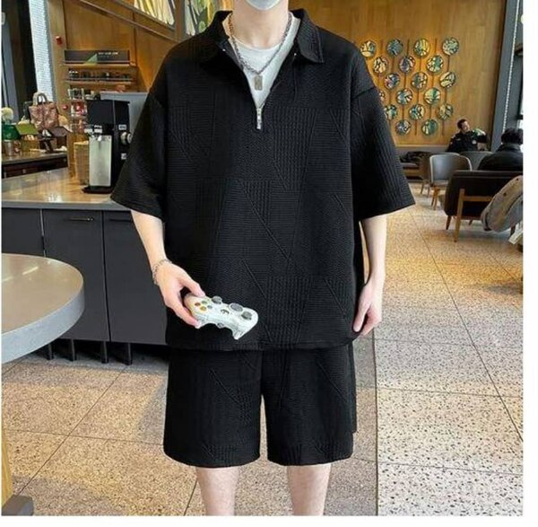 Ensemble décontracté noir homme