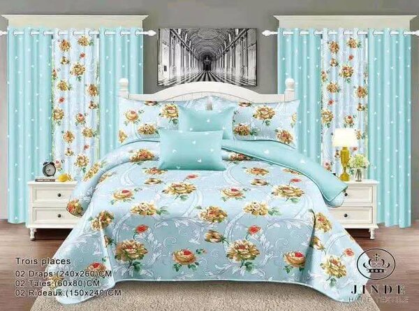 Ensemble de literie florale