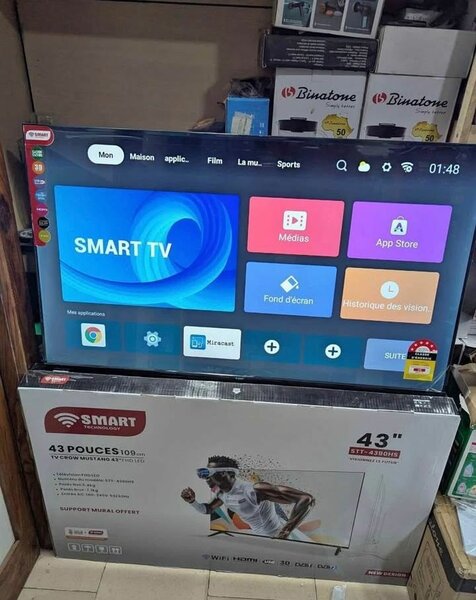 Téléviseur Smart 43" HD