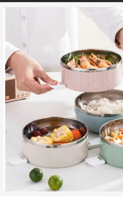 304 stainless steel multi layer lunch box
