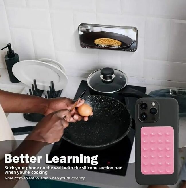 Silicone Suction Phone Case Mount