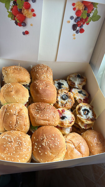 Mini Burger and Pizza Box