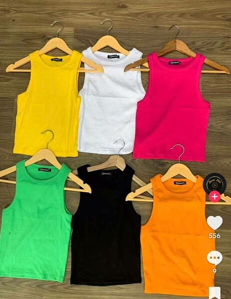 Débardeurs colorés unisexes