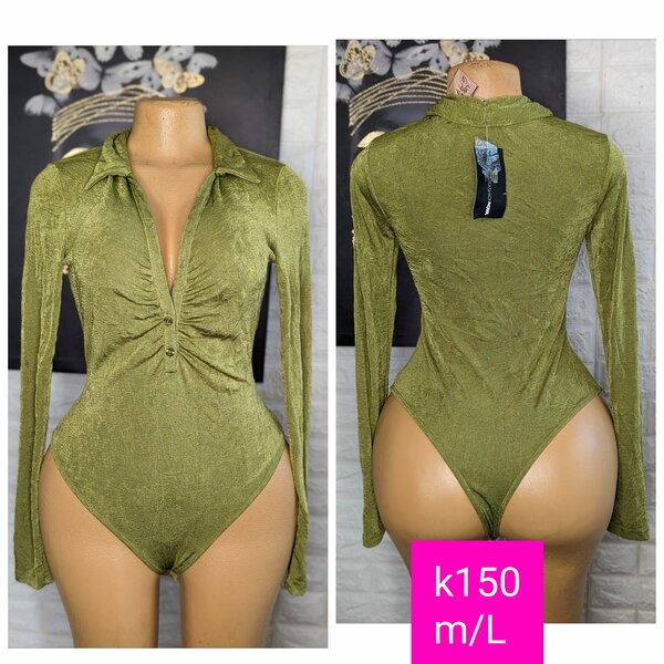 Beautiful, high-quality and comfortable women's bodysuit green