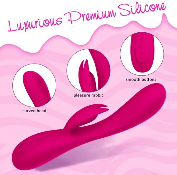 Vibromasseur Lapin Silicone