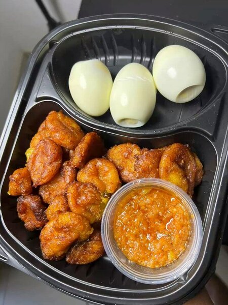 Assiette délice plantains et œufs