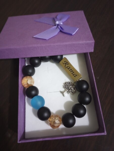 Customized beaded bracelet