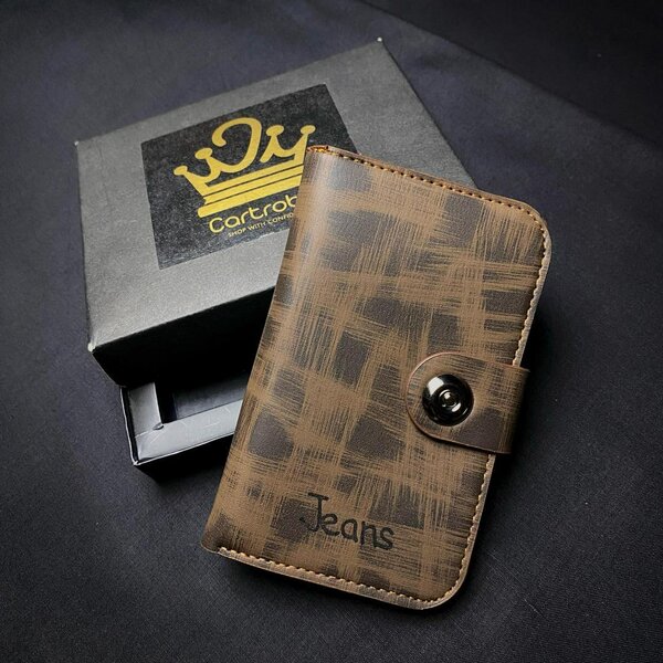 Uni-Sex PU Leather Trifold Wallet