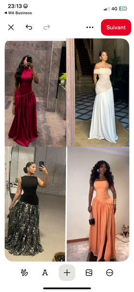 Robes élégantes pour soirée