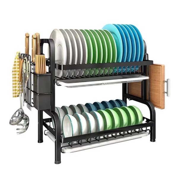 2 tier kitchen dish rack