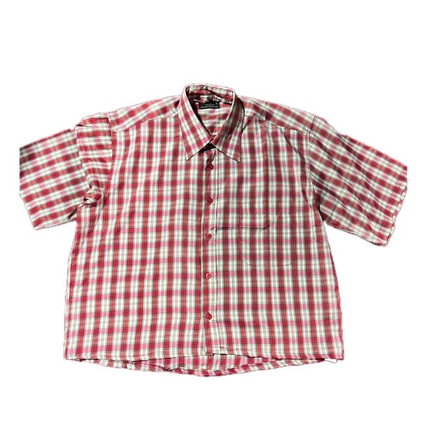 Chemise à carreaux manches courtes