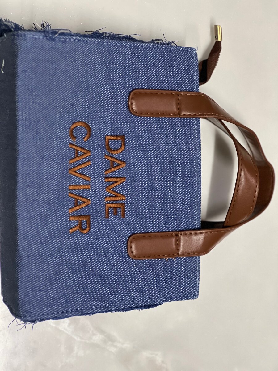 Sac en denim Dame Caviar