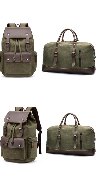 Canvas Travel Set