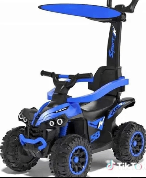 Voiture électrique enfant 2 places bleu