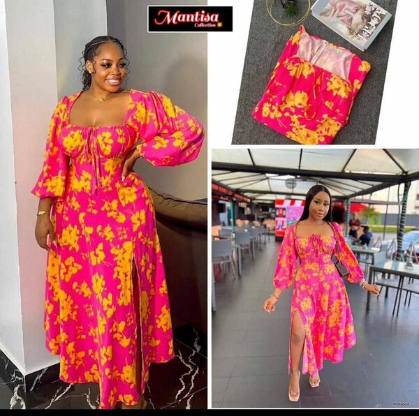 Robe longue fleurie élégante