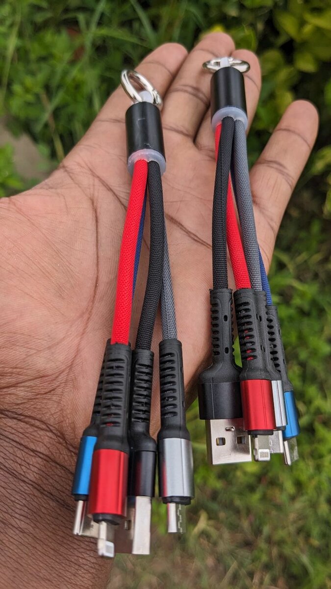3 in 1 fast phone charging cables