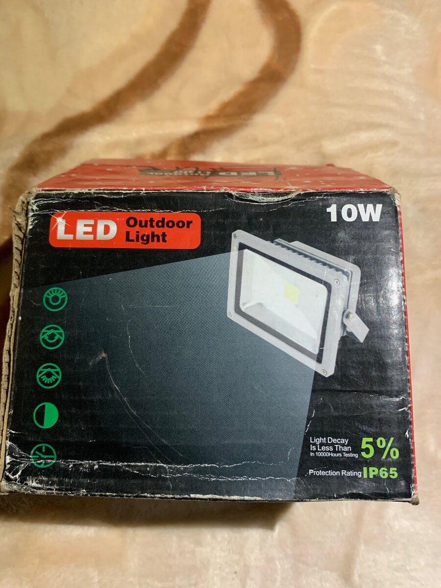 10w Flood LED Light IP65 Blue