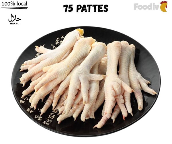 75 pattes de poulet