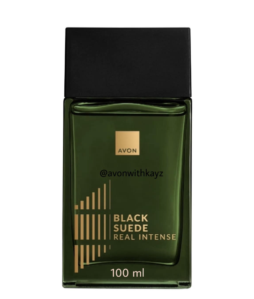 Avon Black suede real intense