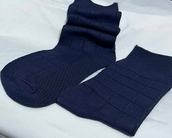 Chaussettes en coton unies