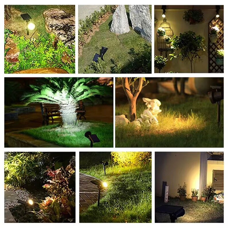 Projecteur solaire extérieur LED