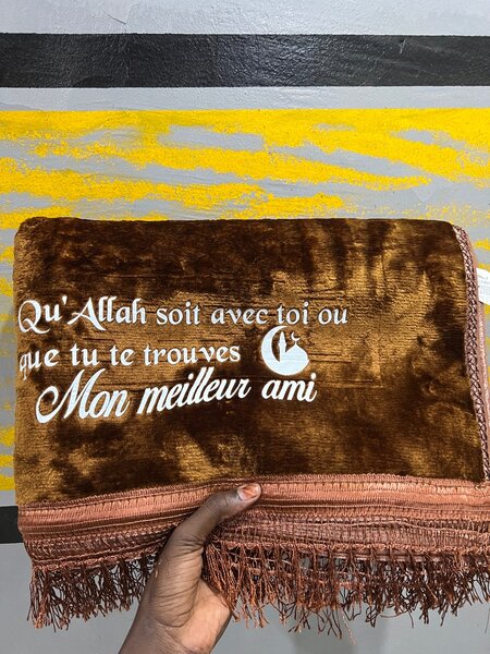 Tapis de prière personnalisé