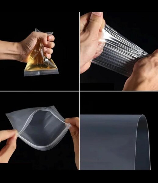 Sacs Zip en Plastique Transparent