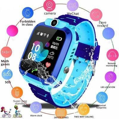 Montre connectée smart Berry 2030 carte sim couleur bleu