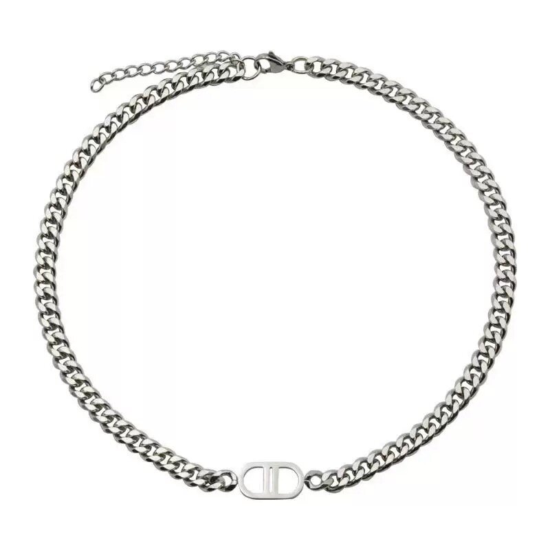 Collier Chaîne en Acier Inoxydable