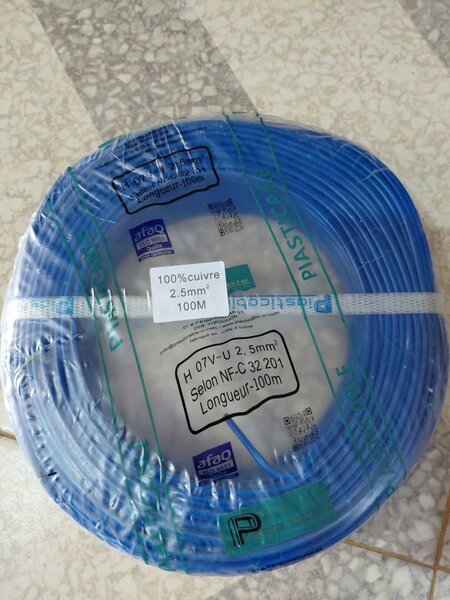 Câble Électrique Cuivre 2.5mm²