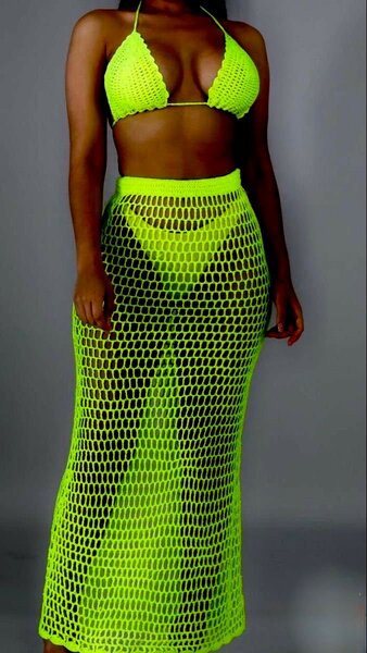 Ensemble Bikini Réseau Femme