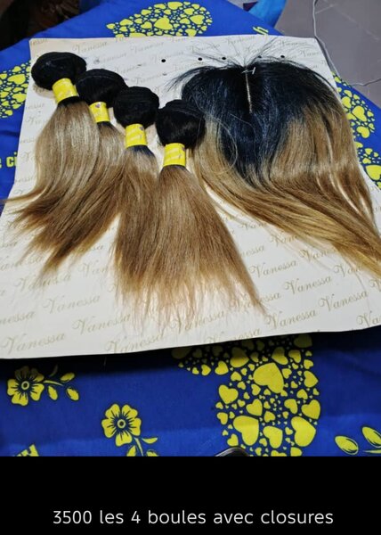 Extension cheveux avec closure