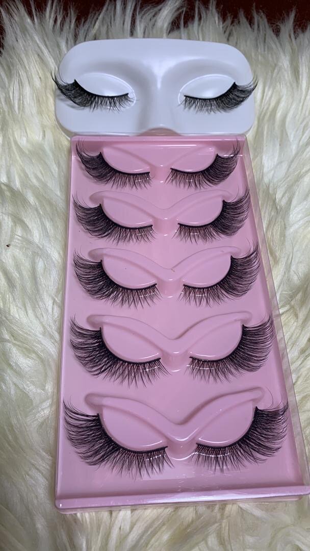 Cils postiches faux 5 paires