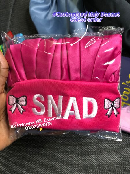 Customized Hair Bonnets