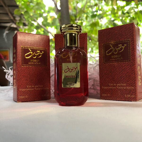 Parfum Mosuf rouge senteur femme