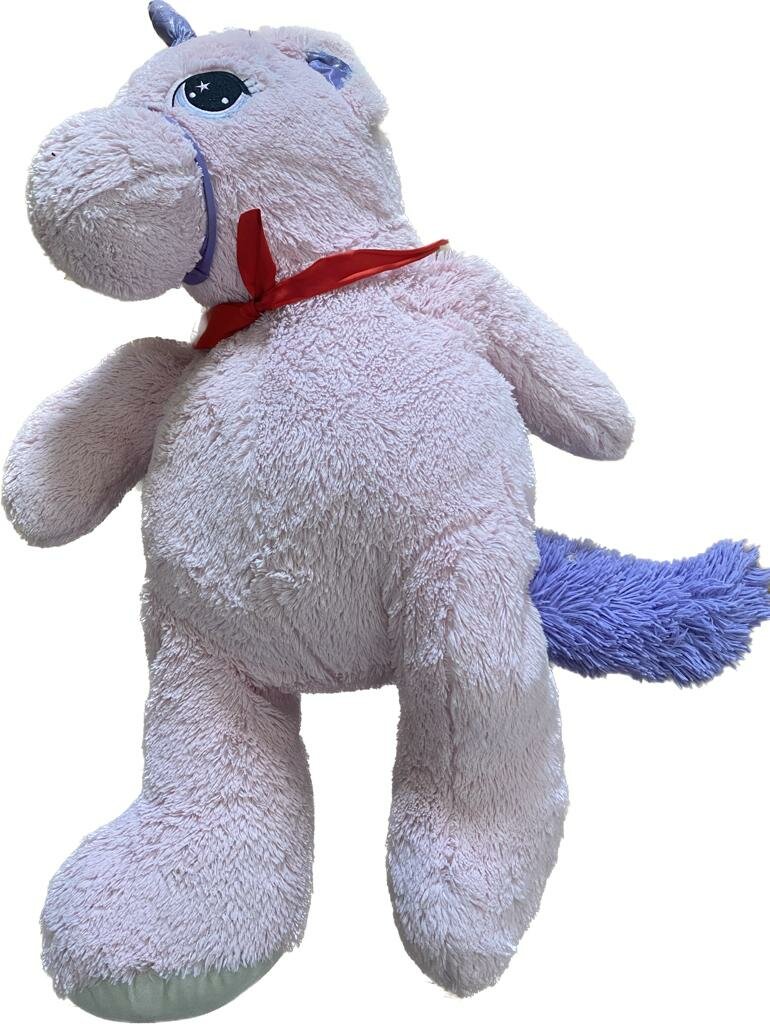 Grande Peluche licorne violett