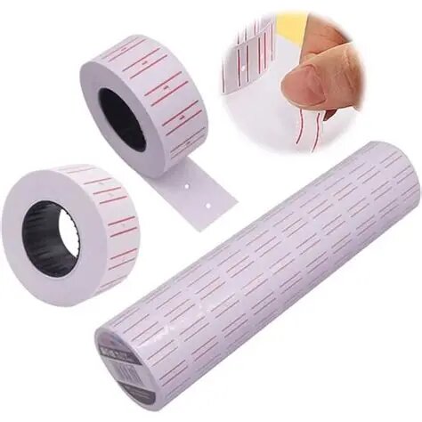 Étiquettes adhésives rouleau