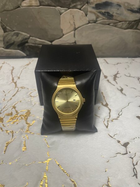 Luxe montre dorée homme