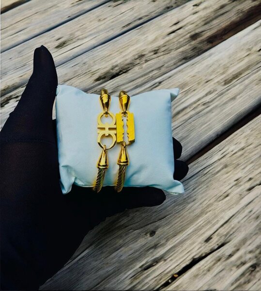 Bracelets en métal pour homme et femme