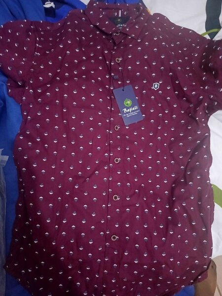Chemise Homme Bordeaux Élégante