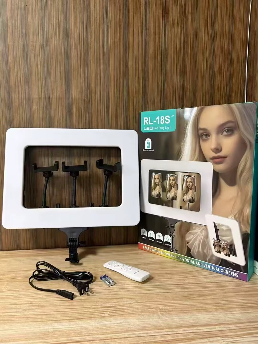 Lampe LED Carrée pour Selfies et Makeup