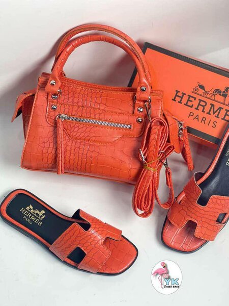 Ensemble sac et sandales Hermès